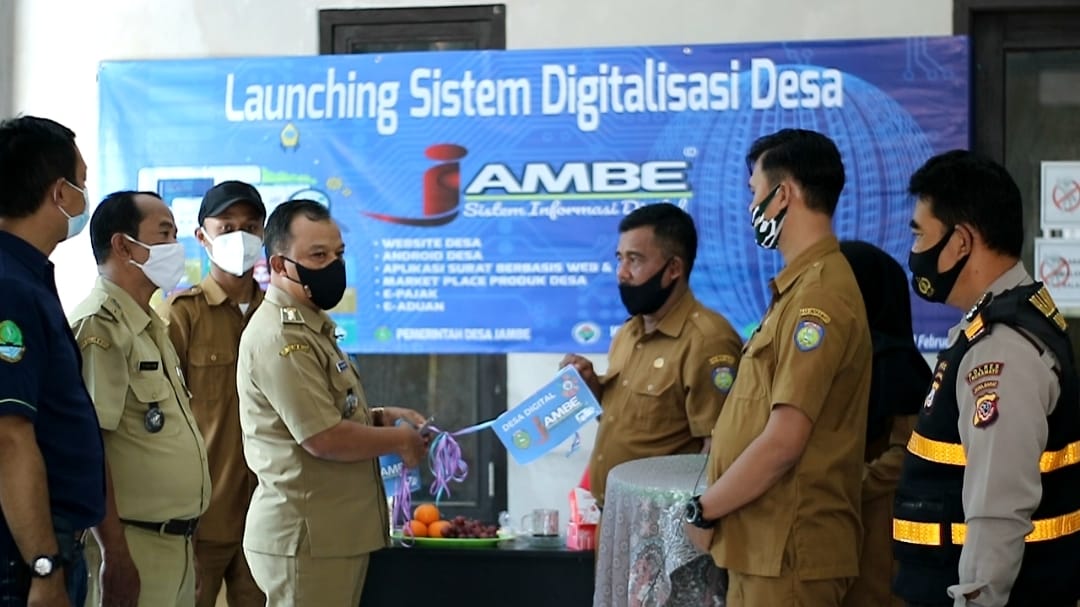 Launching Digitalisasi Desa Jambe di Resmikan Langsung oleh Camat Kertasemaya